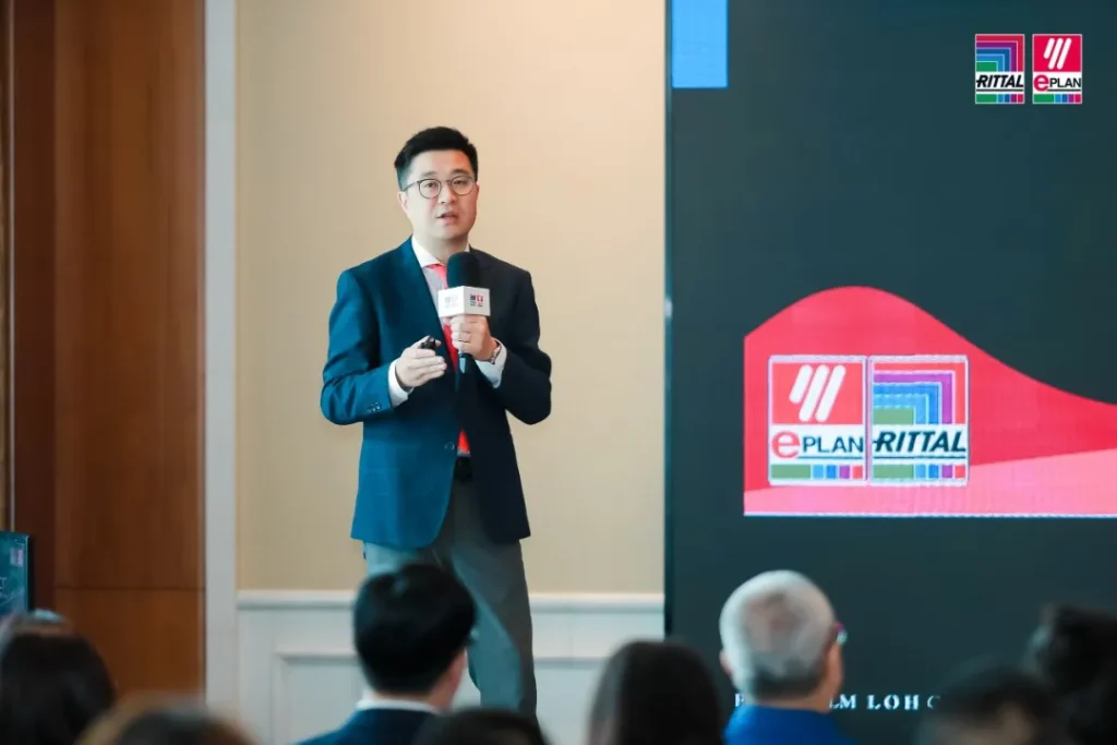 威图中国全价值链业务经理钱俊杰先生带来了威图与易盼全价值链业务介绍