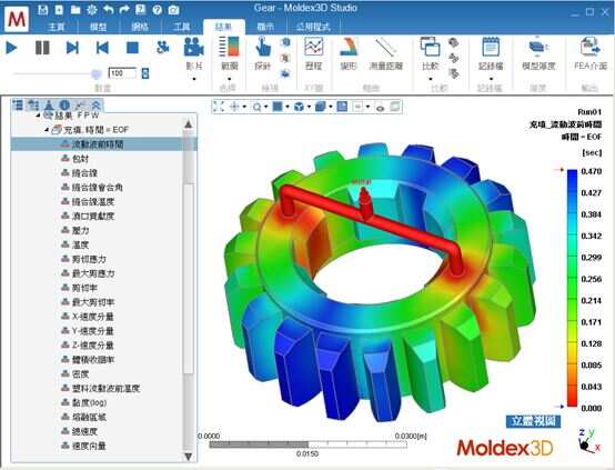 Moldex3D 界面展示